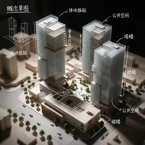 手工建筑模型转换