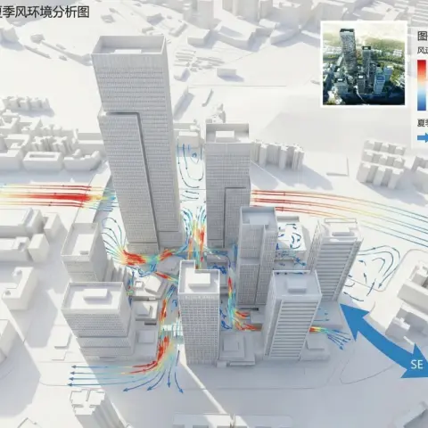 建筑分析图-风环境分析