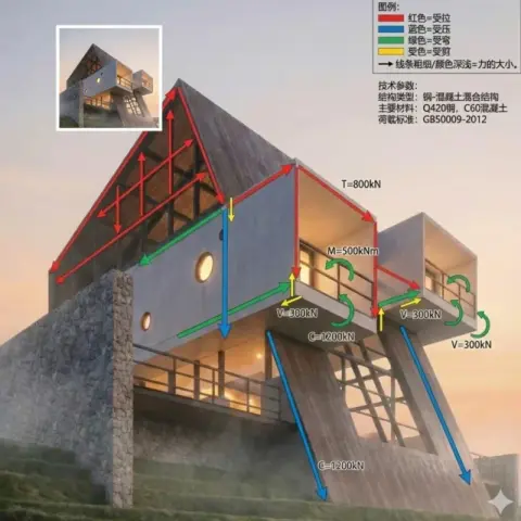 建筑结构受力分析图